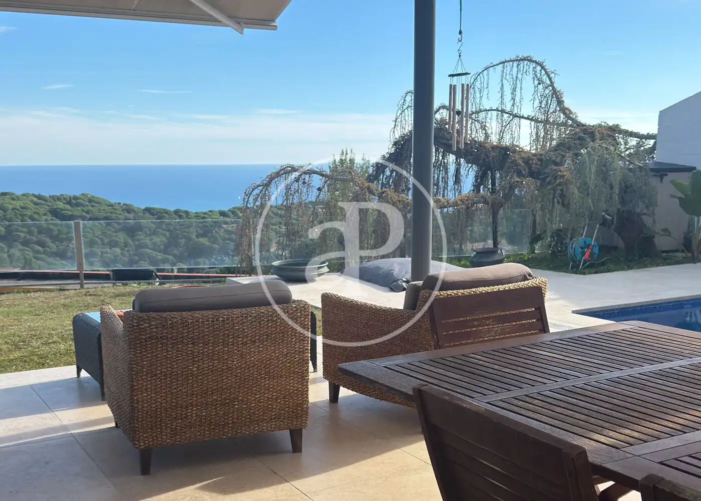 Terraza de Casa o chalet de alquiler en Sant Vicenç de Montalt con Aire acondicionado, Calefacción y Jardín privado