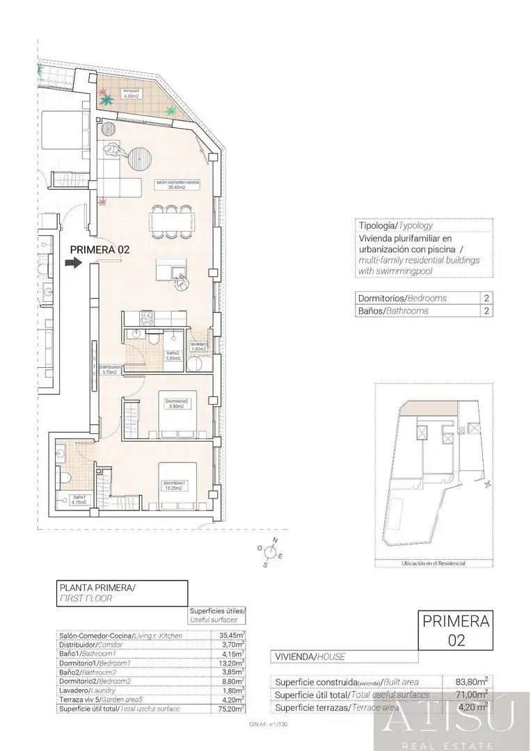 Appartement compact avec piscine à vendre à Hondón de las Nieves / El Fondó de les Neus, imagen 9