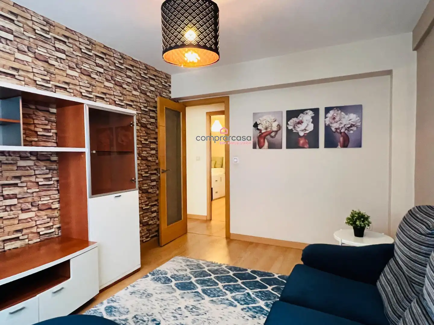Sala de estar de Piso de alquiler en A Coruña Capital  con Amueblado