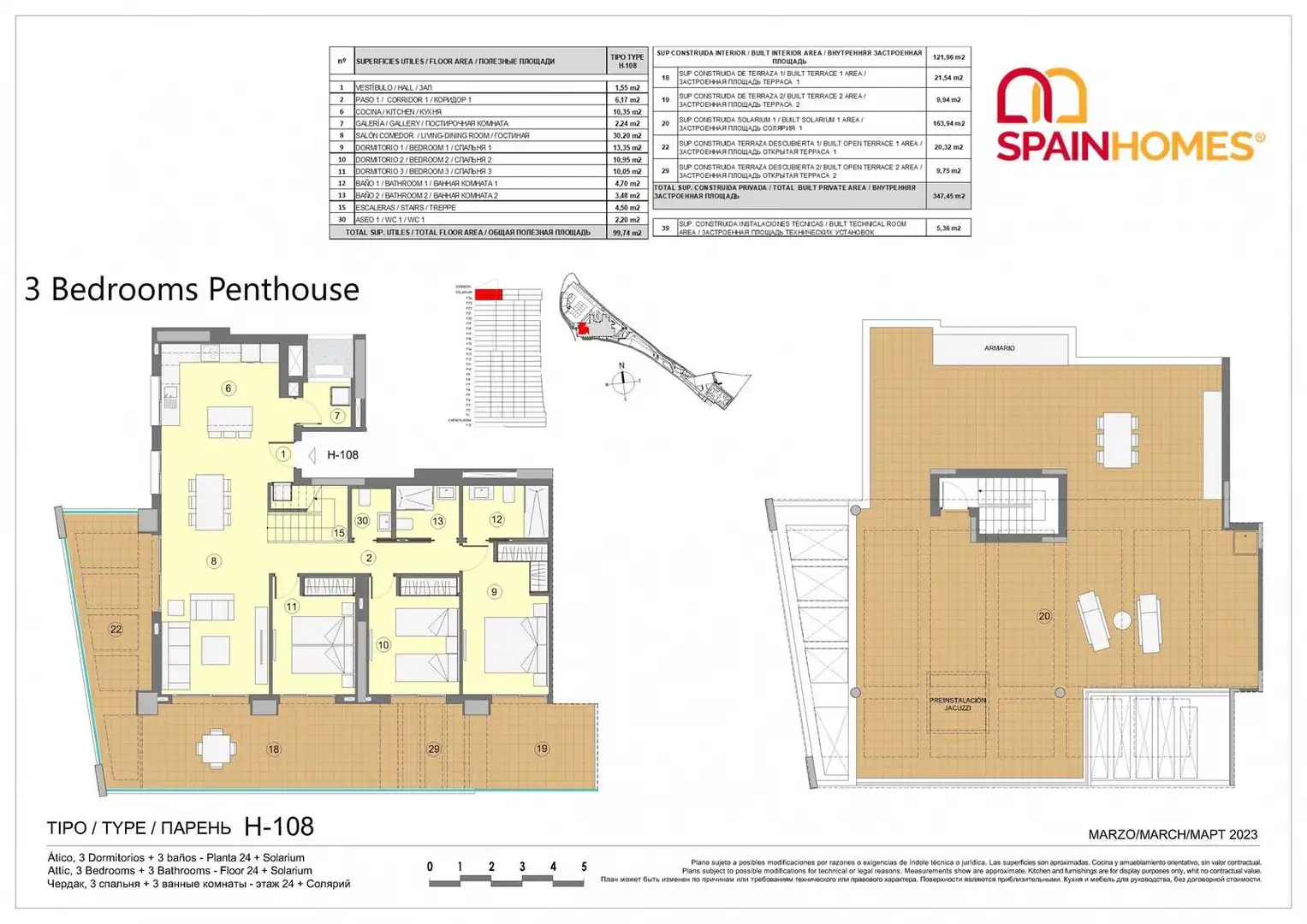 Apartment with terrace for sale in Via Parque, imagen 28