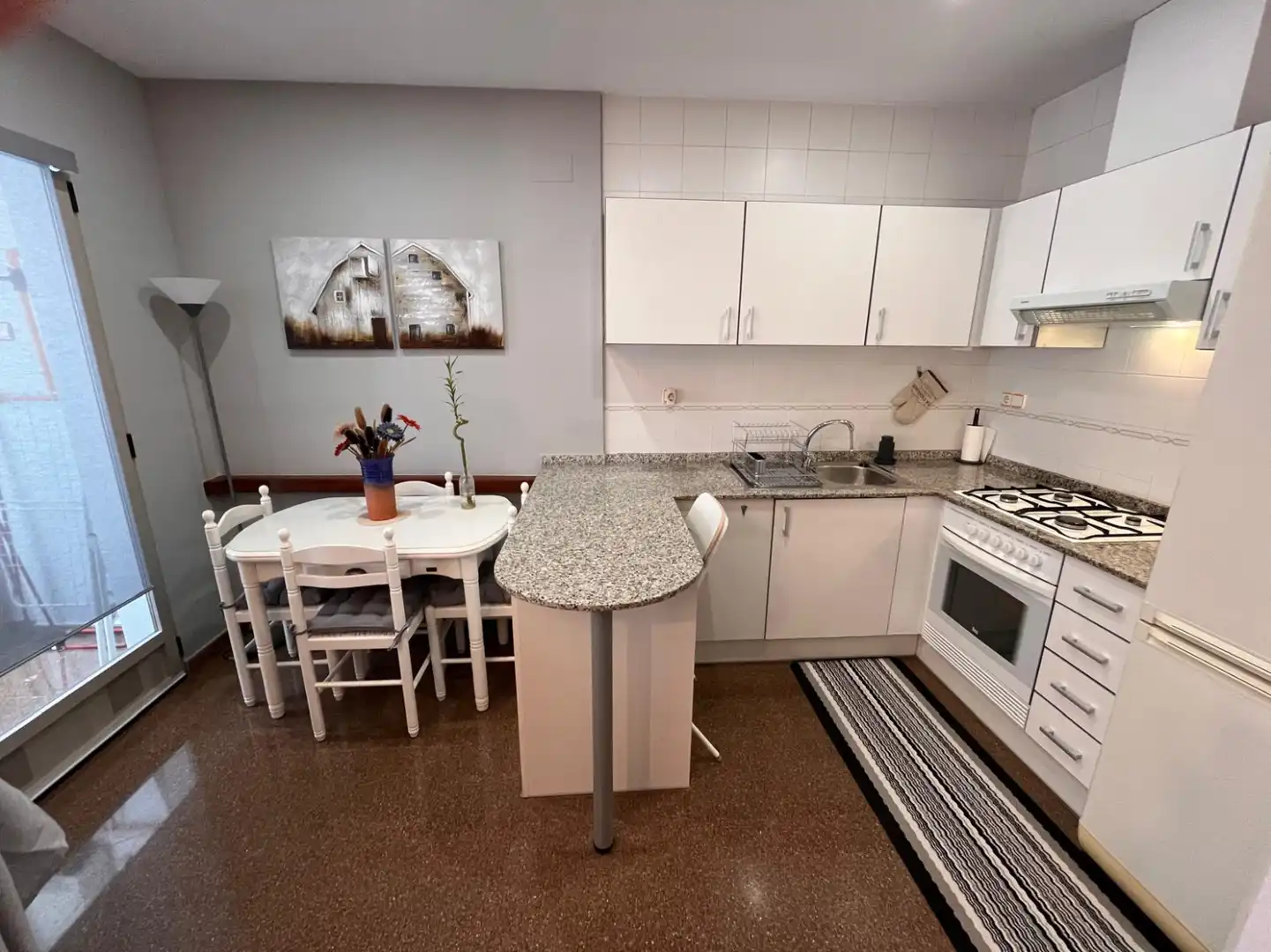 Küche von Wohnung zur Miete in Valencia mit Klimaanlage, Heizung und Möbliert