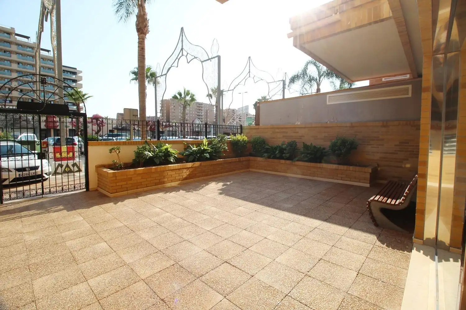 Terraza de Apartamento en venta en Oropesa del Mar / Orpesa con Aire acondicionado, Jardín privado y Terraza