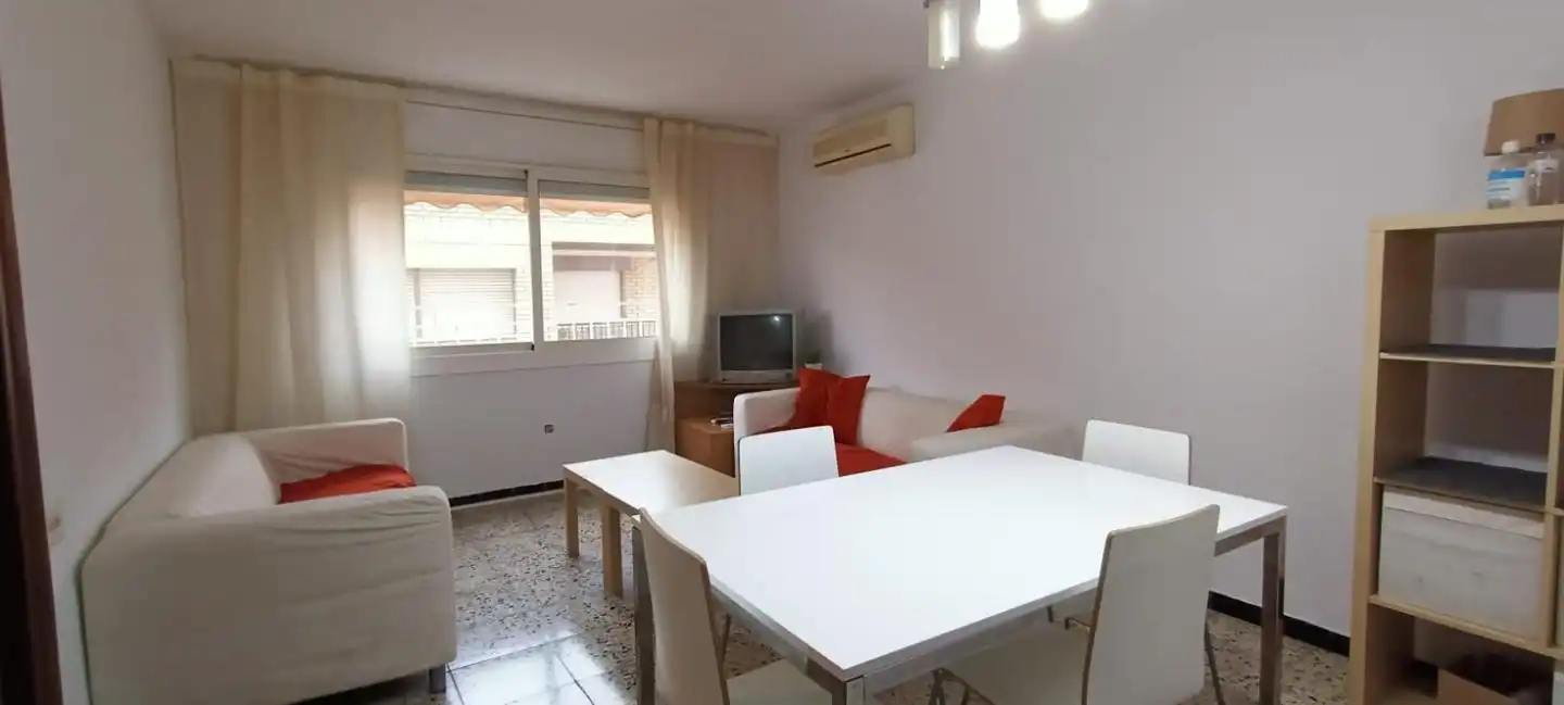 Sala de estar de Piso de alquiler en Terrassa con Amueblado