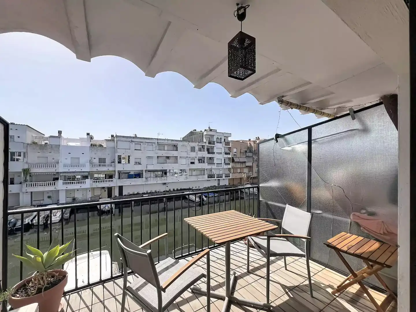 Terraza de Apartamento en venta en Empuriabrava con Aire acondicionado, Trastero y Amueblado