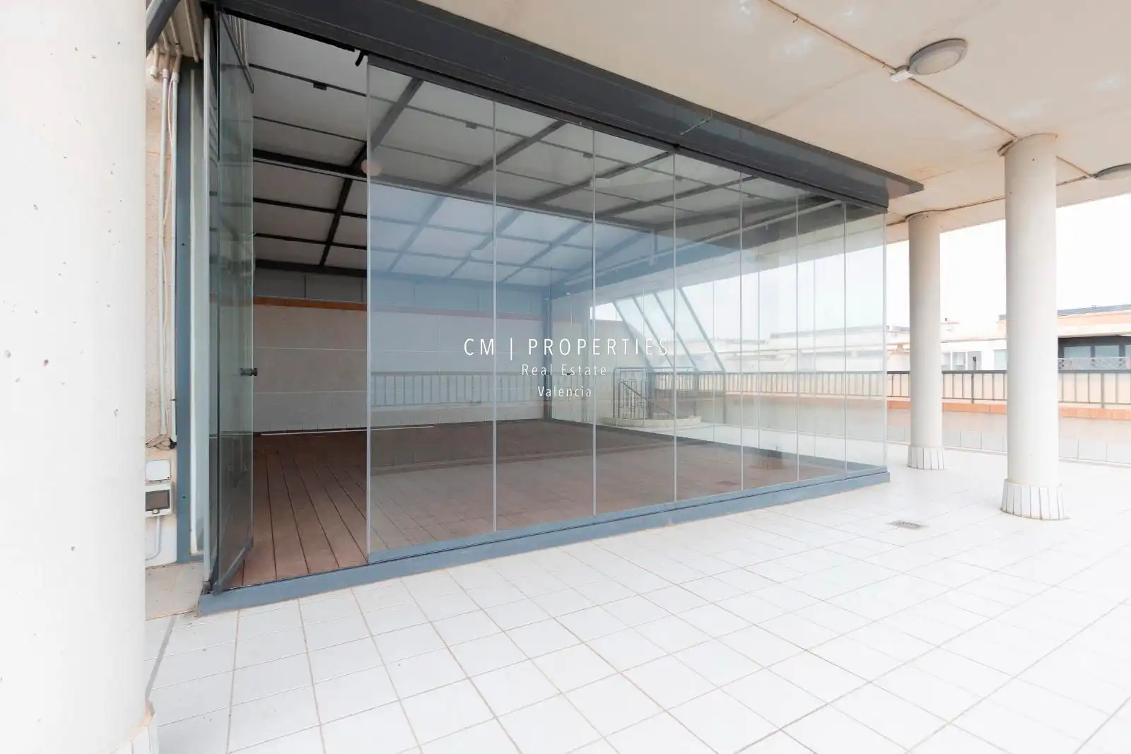 Terraza de Ático de alquiler en Alboraya con Aire acondicionado, Calefacción y Parquet