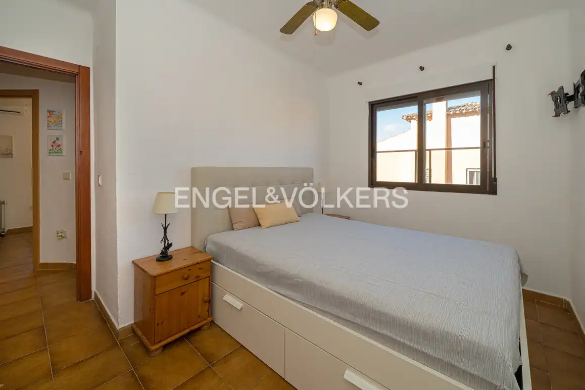 Terraza de Casa adosada en venta en Benidorm con Aire acondicionado, Jardín privado y Piscina comunitaria