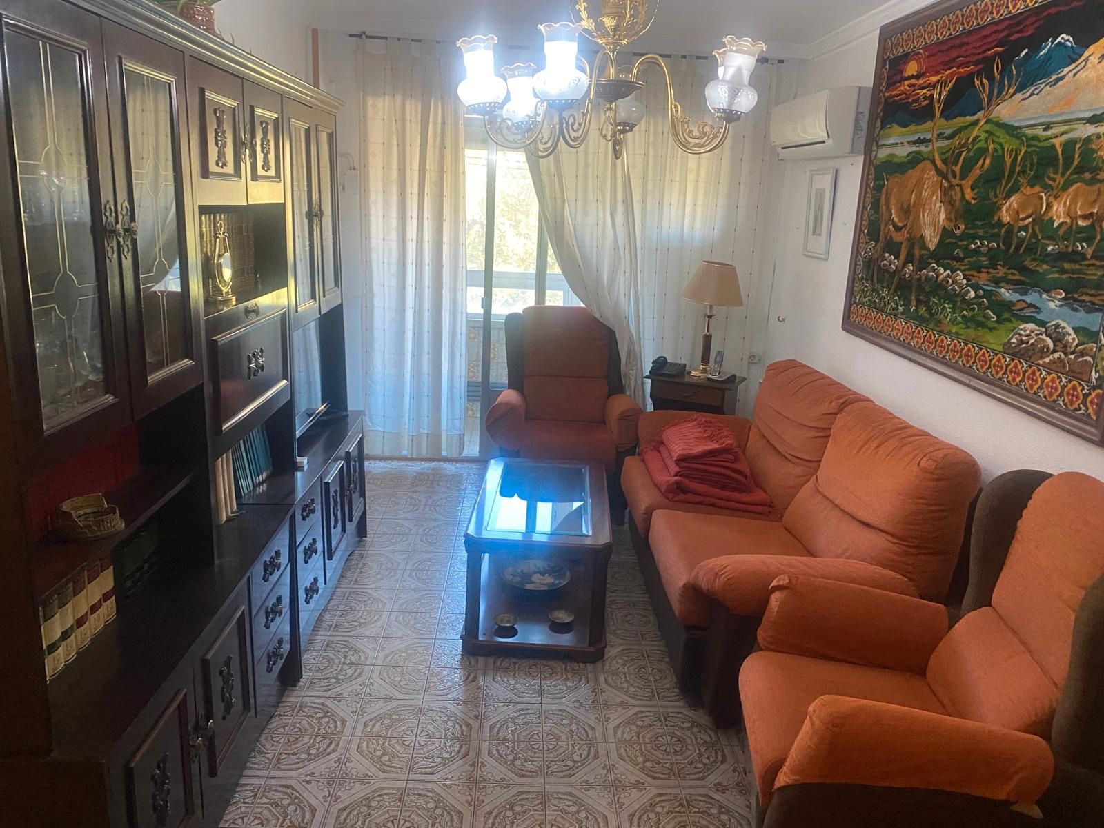 Living room of Flat for sale in Ciudad Real Capital  with Air Conditioner, Heating and Terrace