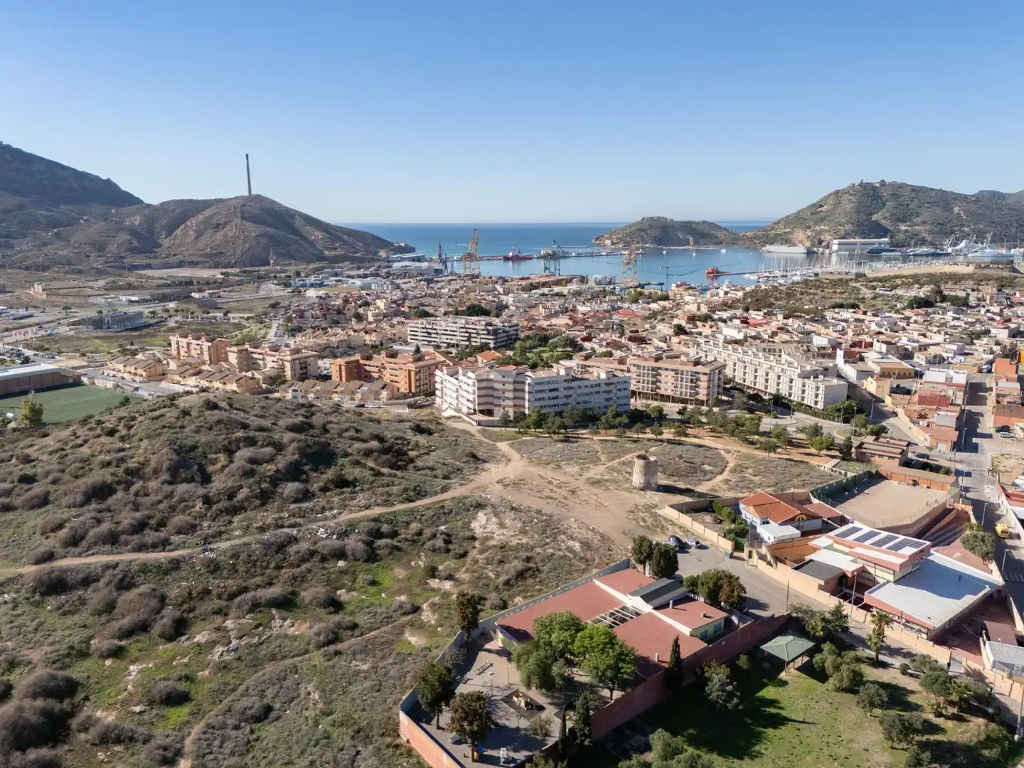 Vista exterior de Garaje en venta en Cartagena