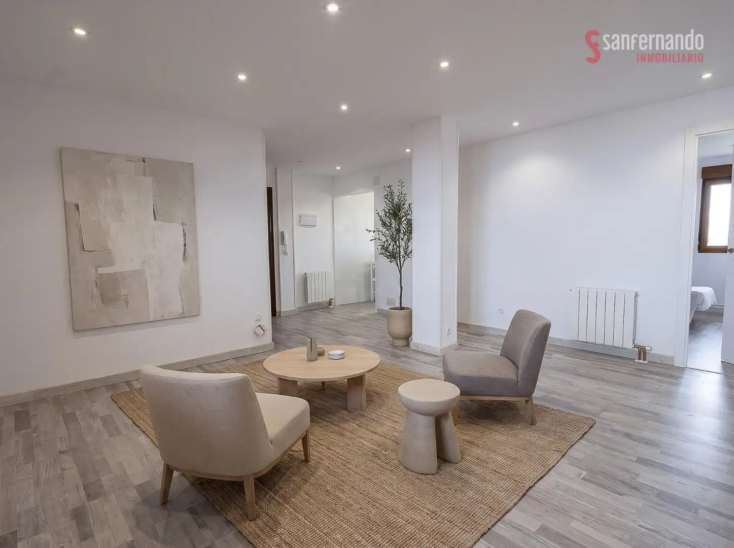 Wohnzimmer von Wohnung zum Verkauf in Suances mit Heizung und Terrasse