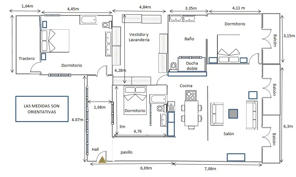 Piso en venta en Madrid con Aire acondicionado, Calefacción y Trastero