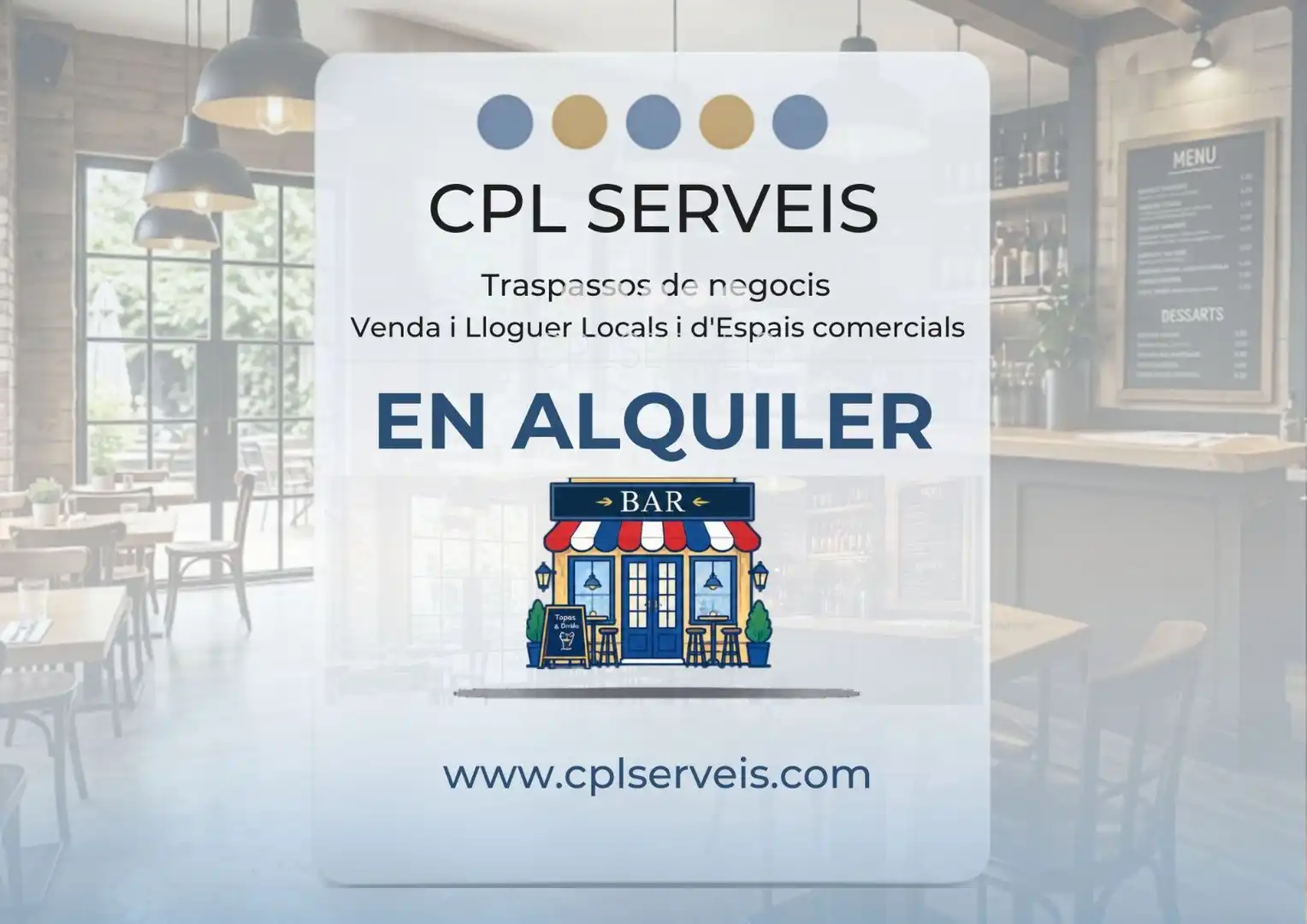 Local de lloguer en Barcelona amb Moblat