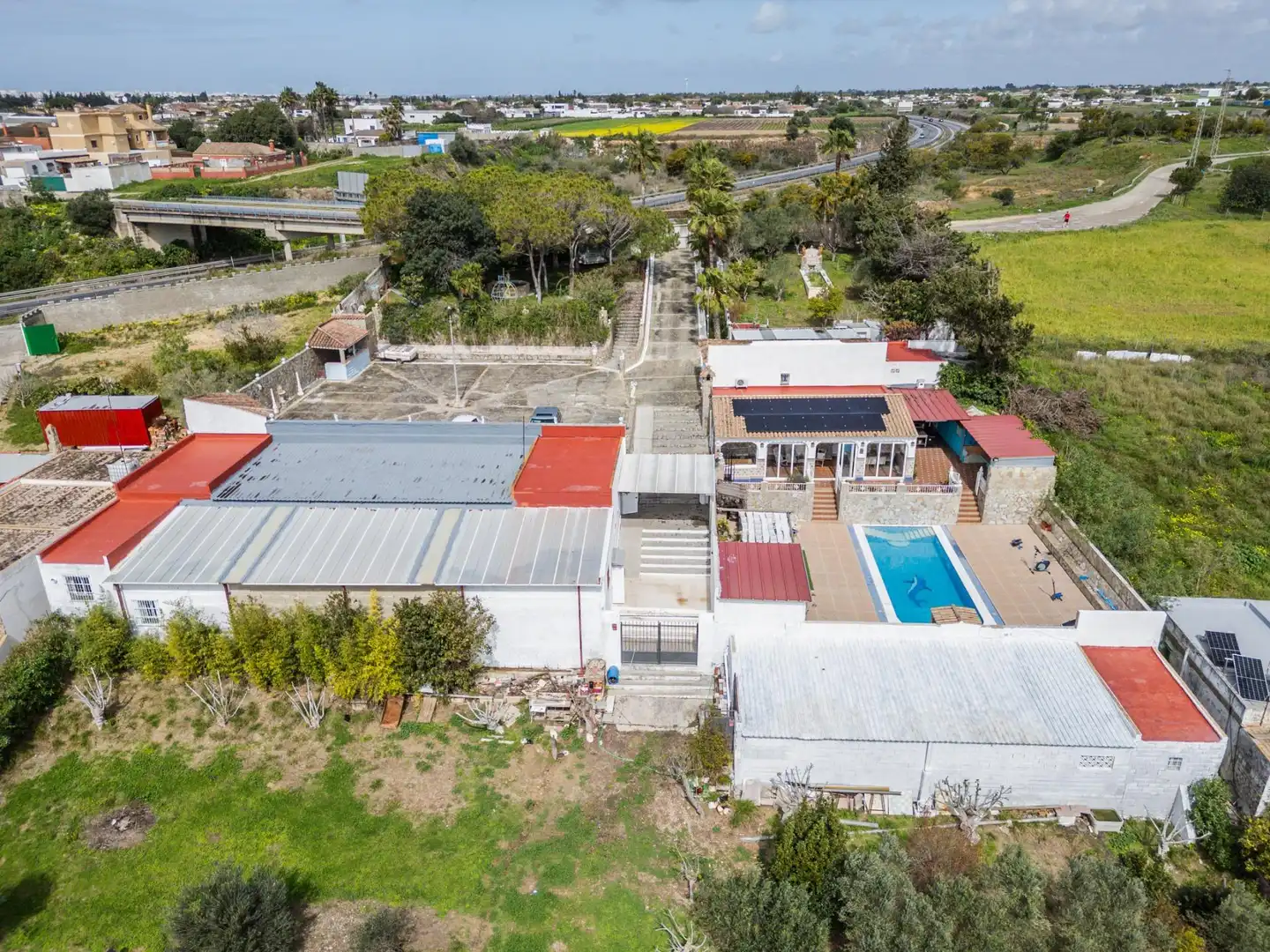 Exterior view of Houses for sale in Chiclana de la Frontera  with Air Conditioner, Heating and Private garden