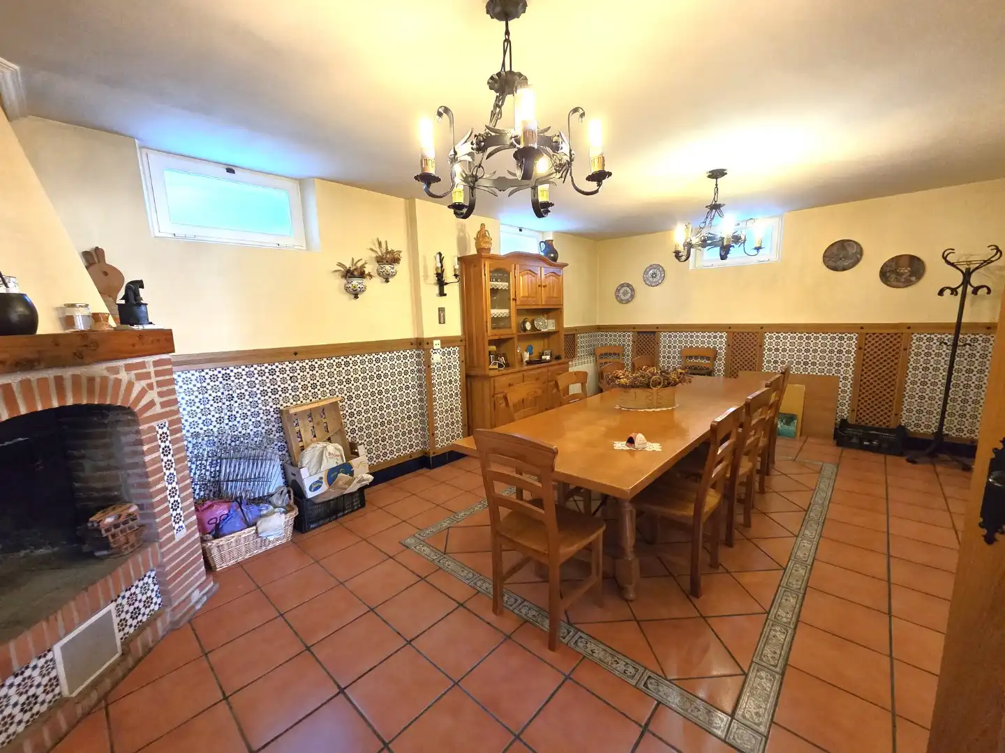 Dining room of Houses for sale in Castrillo del Val  with Heating, Private garden and Parquet flooring