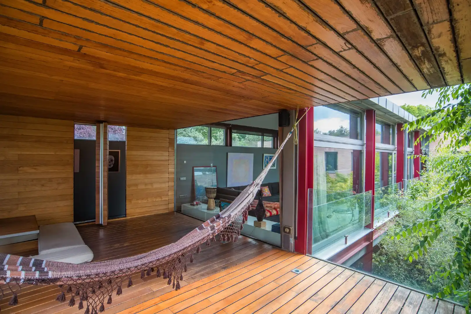 Terraza de Casa o chalet de alquiler en Ciudalcampo con Aire acondicionado, Calefacción y Jardín privado