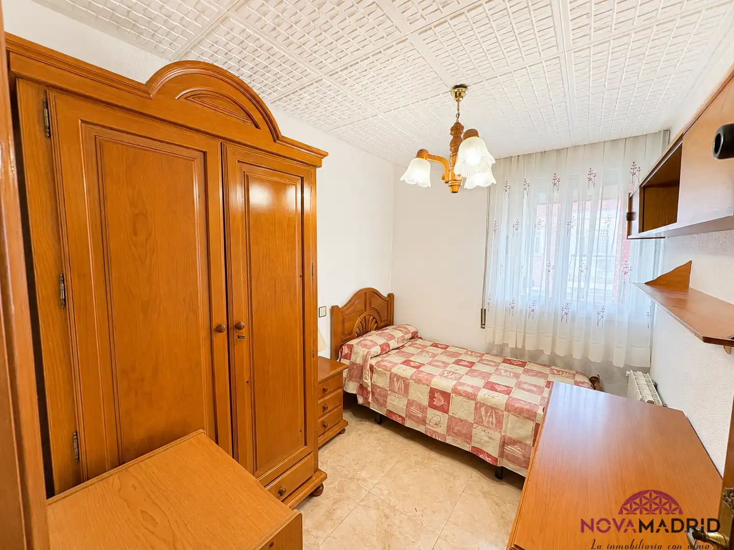 Bedroom of Flat for sale in Leganés  with Air Conditioner, Heating and Terrace