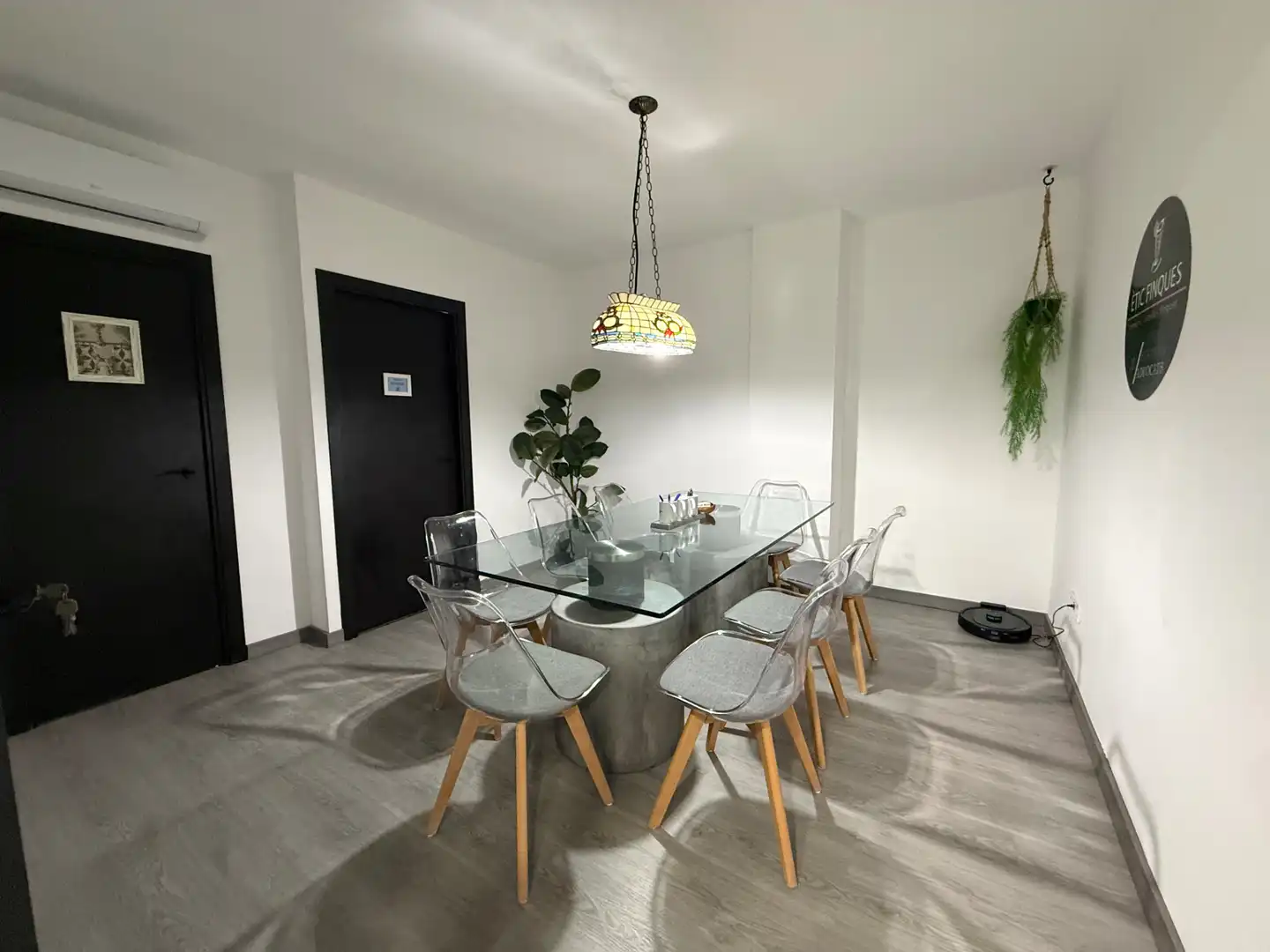 Esszimmer von Geschaftsraum zum Verkauf in Terrassa mit Klimaanlage, Heizung und Parkett