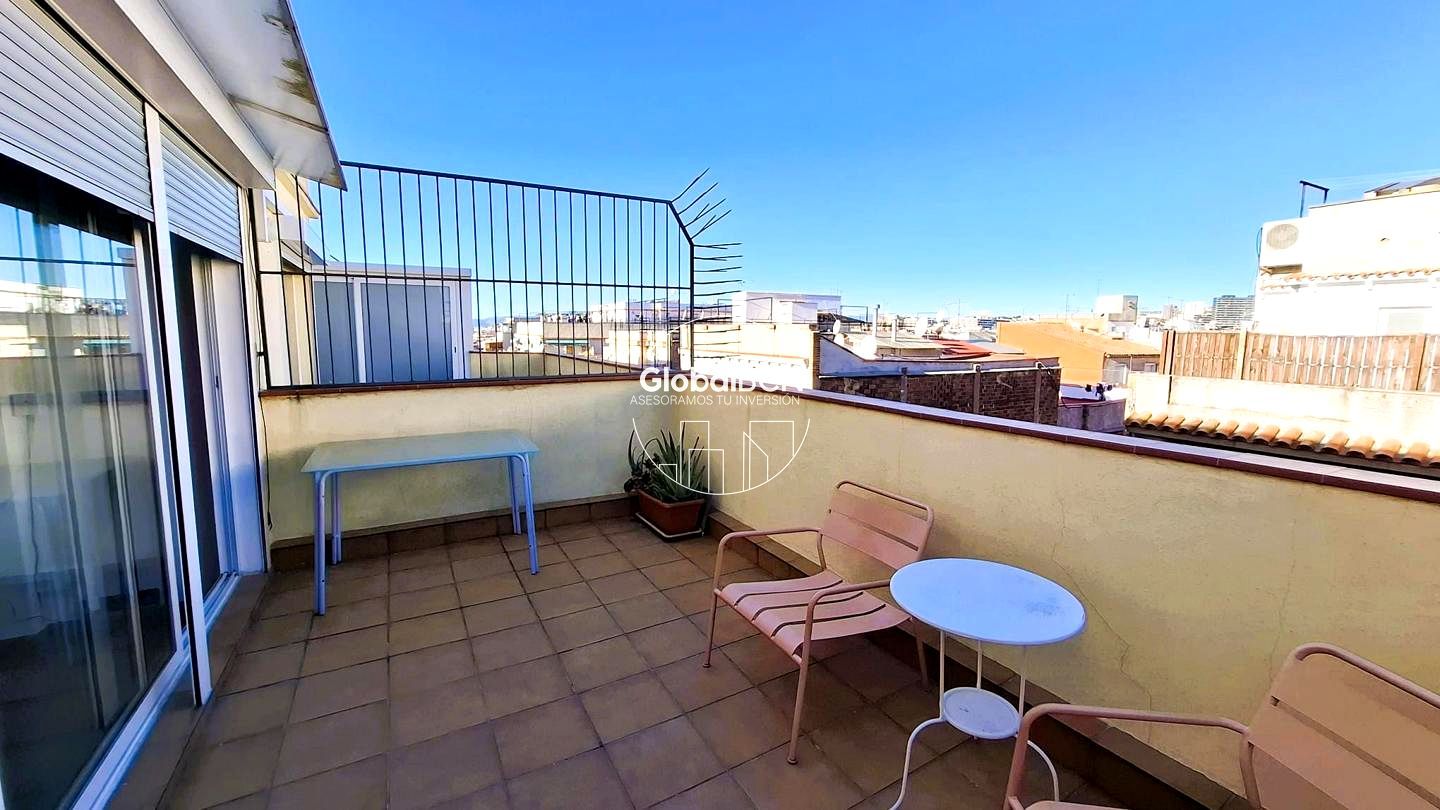 Terrace of Flat to rent in L'Hospitalet de Llobregat  with Air Conditioner, Parquet flooring and Terrace