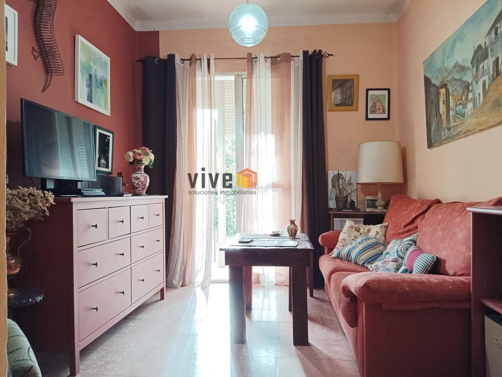Living room of Flat for sale in  Sevilla Capital  with Air Conditioner
