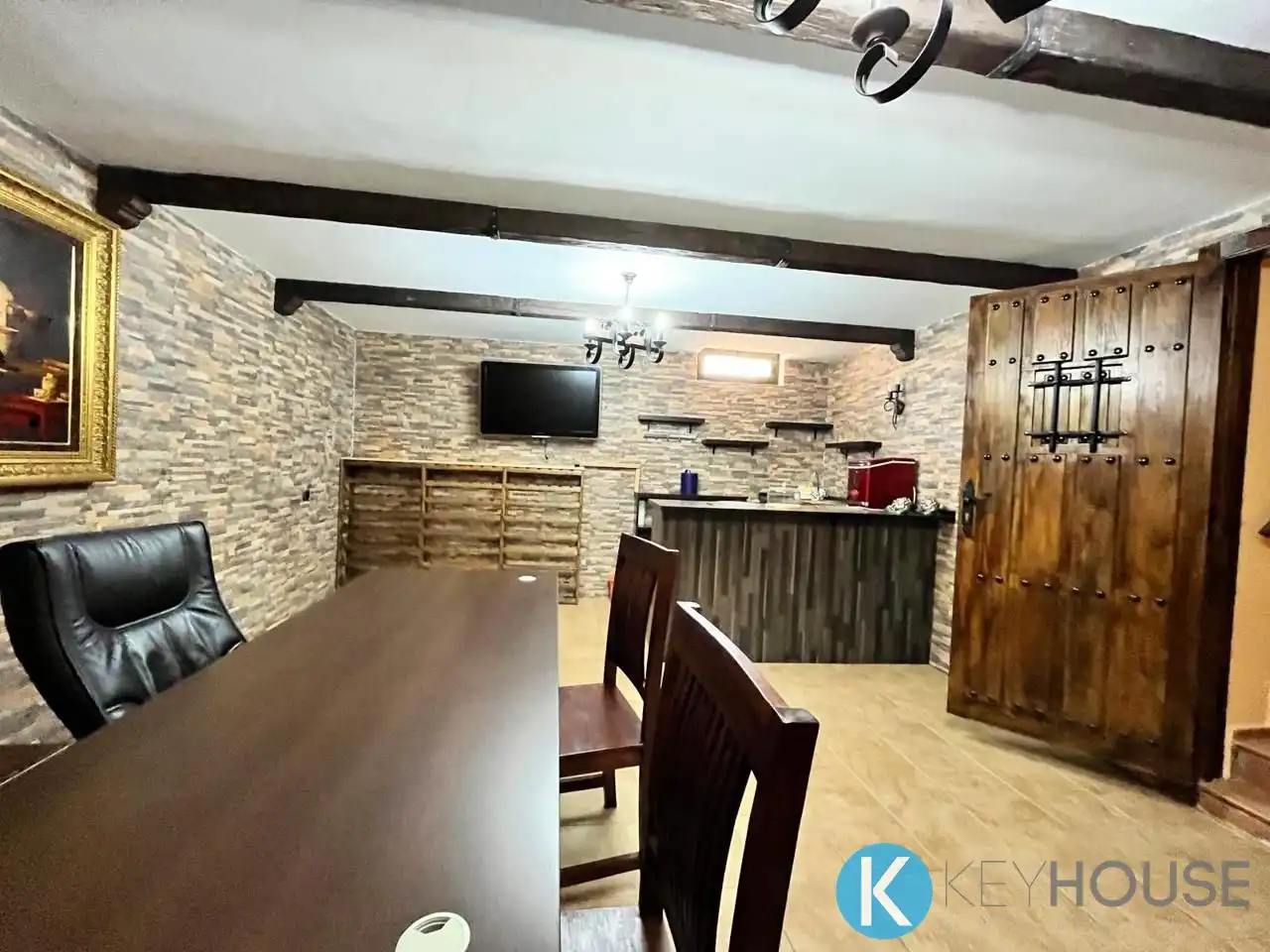 Cocina de Casa o chalet en venta en Villar del Olmo con Aire acondicionado, Jardín privado y Piscina
