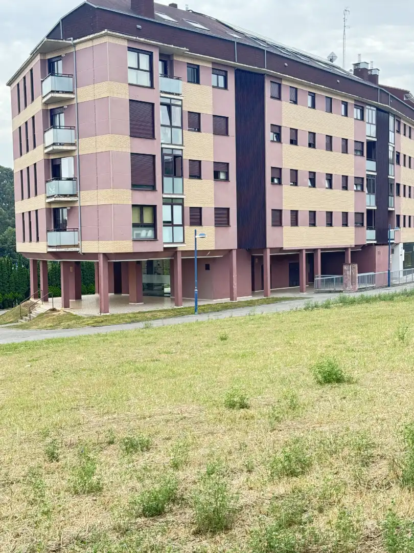 Vista exterior de Ático en venta en Avilés con Calefacción, Parquet y Terraza