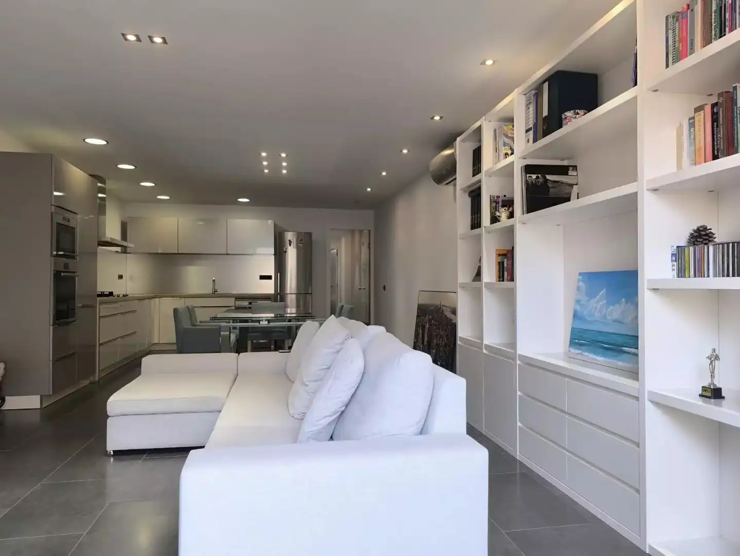 Living room of Flat for sale in Hostalric  with Air Conditioner, Heating and Terrace
