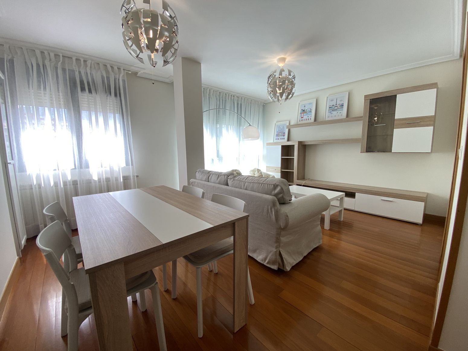 Living room of Flat to rent in Los Corrales de Buelna   with Heating, Storage room and Balcony