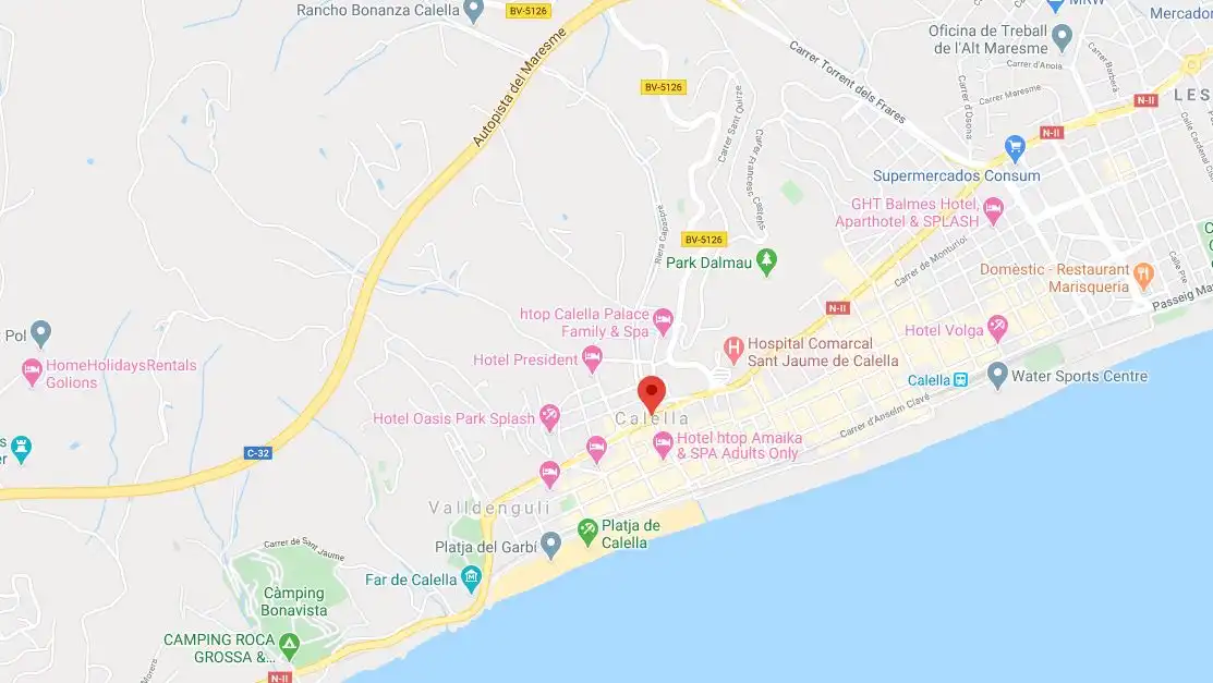 Parking of Houses for sale in Calella  with Heating, Terrace and Furnished