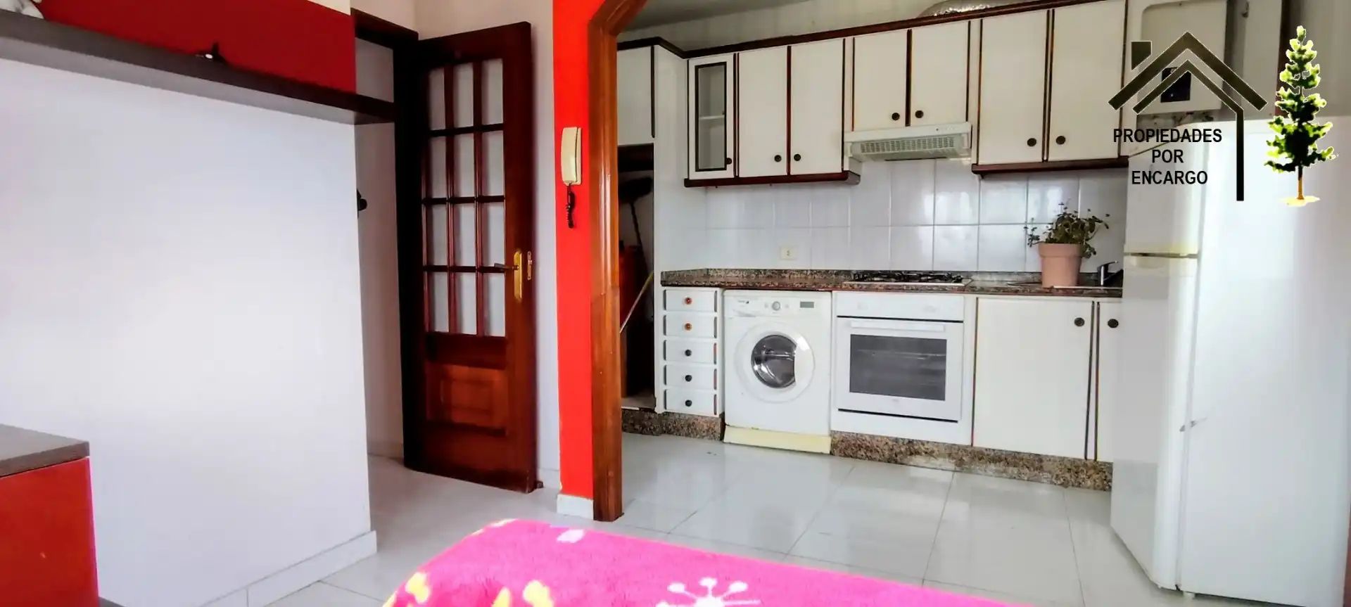 Cocina de Apartamento en venta en Moaña