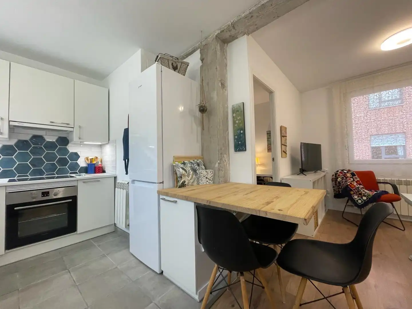 Cocina de Piso de alquiler en Ponferrada con Calefacción y Amueblado