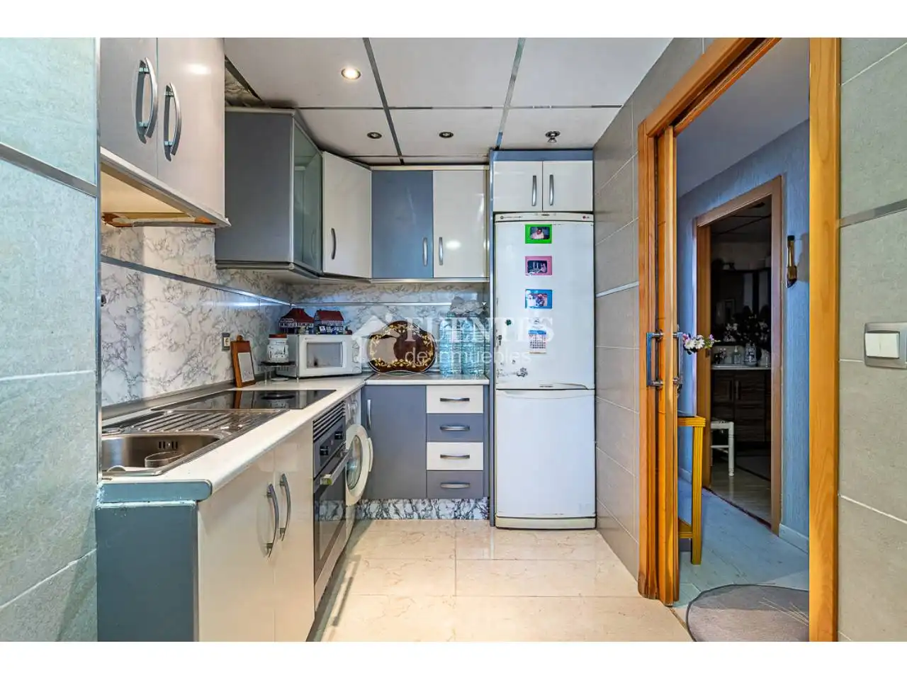Kitchen of Flat for sale in Alicante / Alacant  with Furnished, Balcony and Alarm