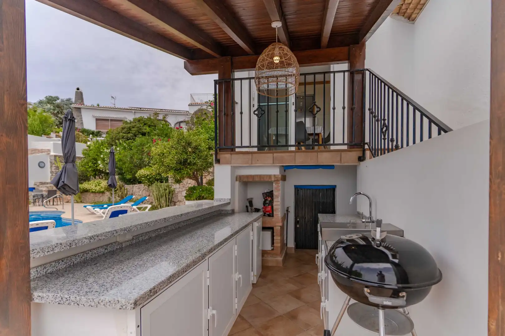 Terrassa de Casa o xalet en venda en Salobreña amb Aire condicionat, Calefacció i Jardí privat