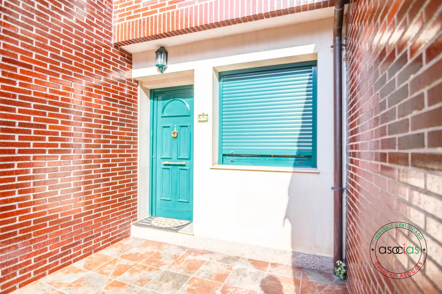 Vista exterior de Casa adosada en venta en Grado con Calefacción, Jardín privado y Parquet