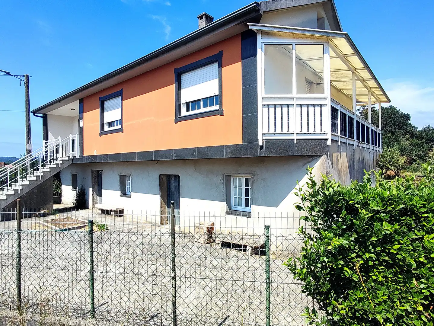 Exterior view of Houses for sale in A Laracha    with Heating, Private garden and Terrace