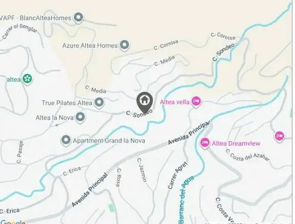 Außenansicht von Garage zum Verkauf in Altea