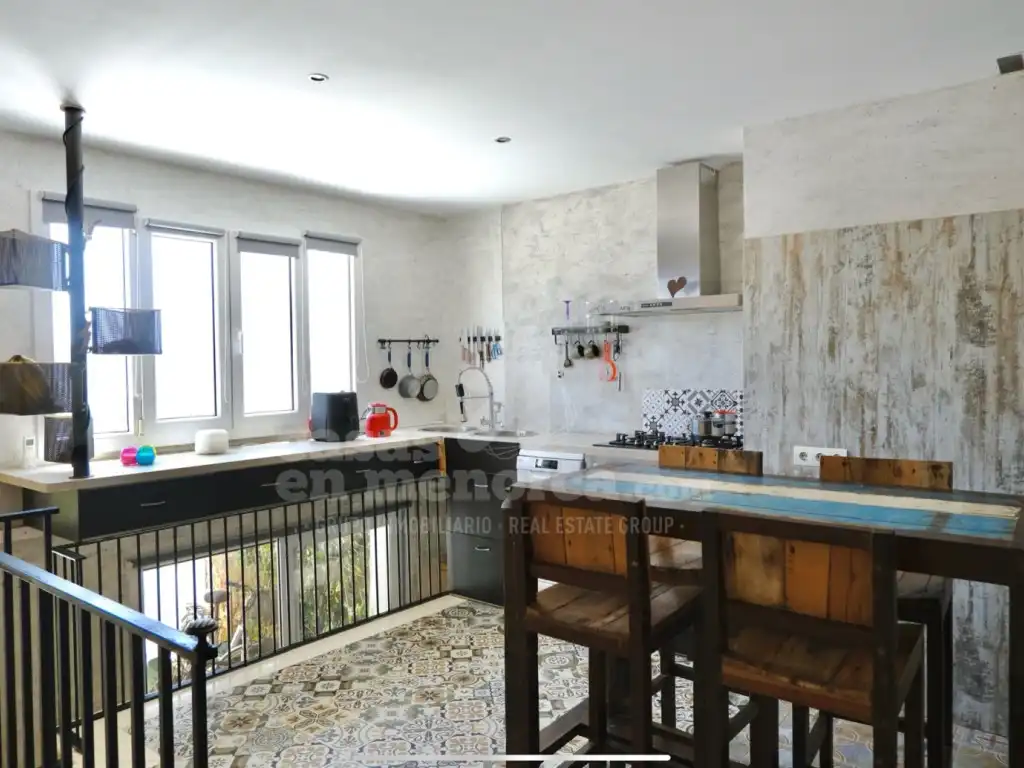 Cuina de Casa o xalet en venda en Maó - Mahón amb Aire condicionat, Jardí privat i Terrassa
