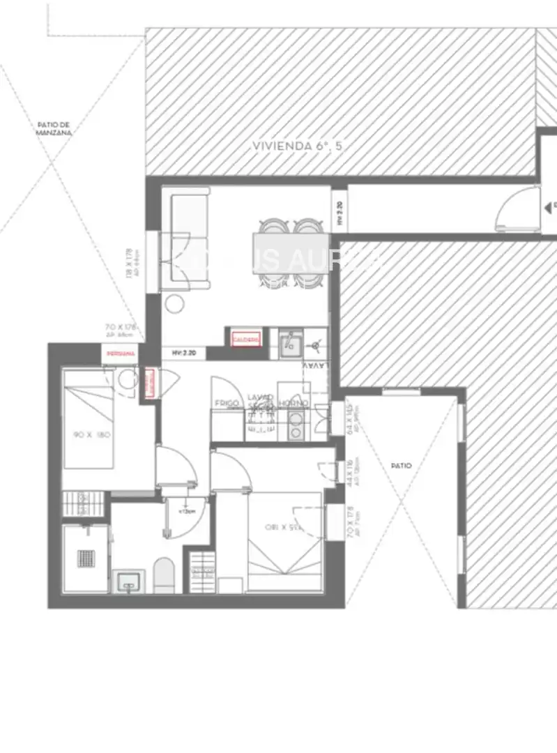 Piso con terraza en venta en Jorge Juan, imagen 24