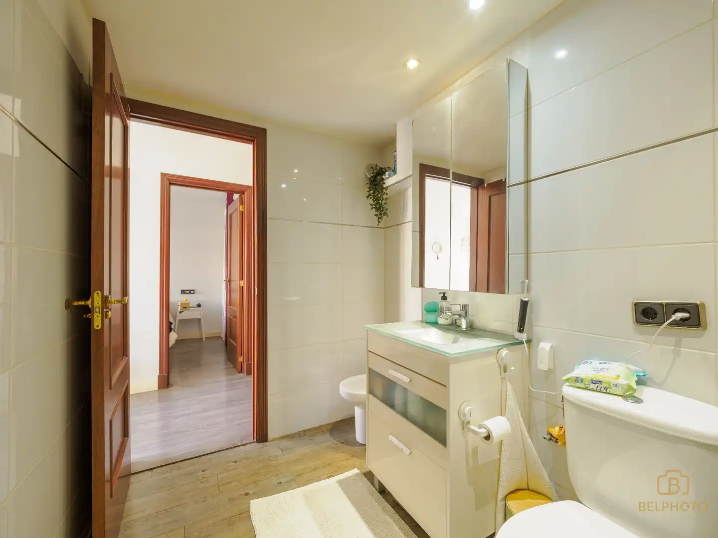Badezimmer von Haus oder Chalet zum Verkauf in  Palma de Mallorca mit Klimaanlage, Heizung und Terrasse