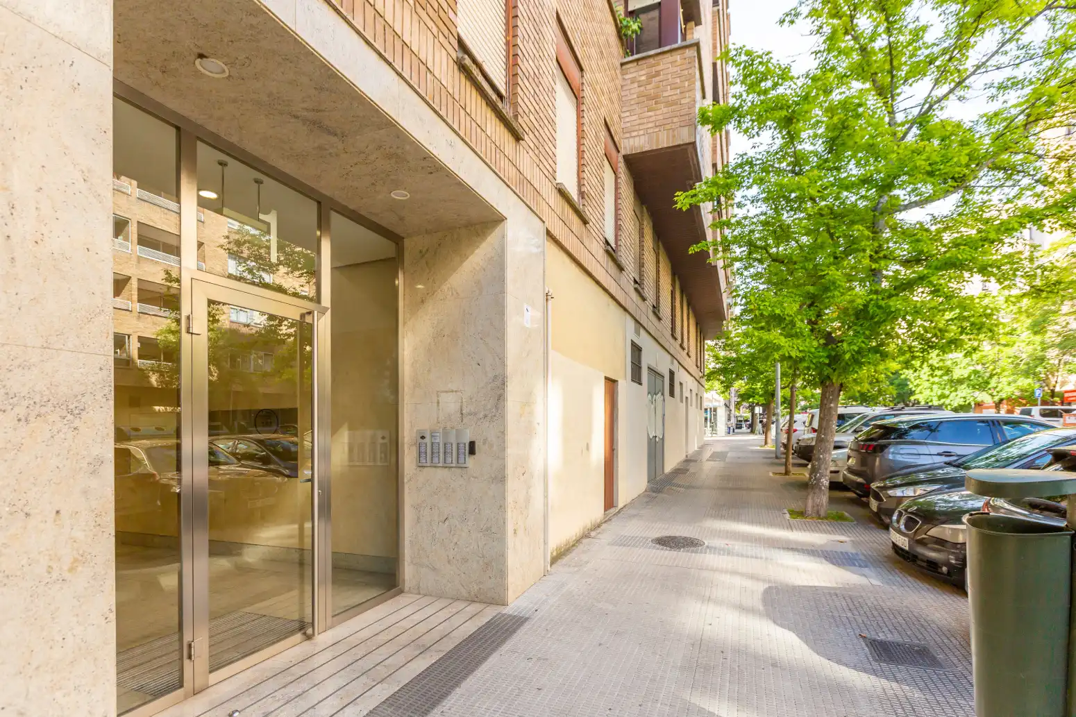 Vista exterior de Pis de lloguer en  Pamplona / Iruña amb Calefacció, Parquet i Terrassa
