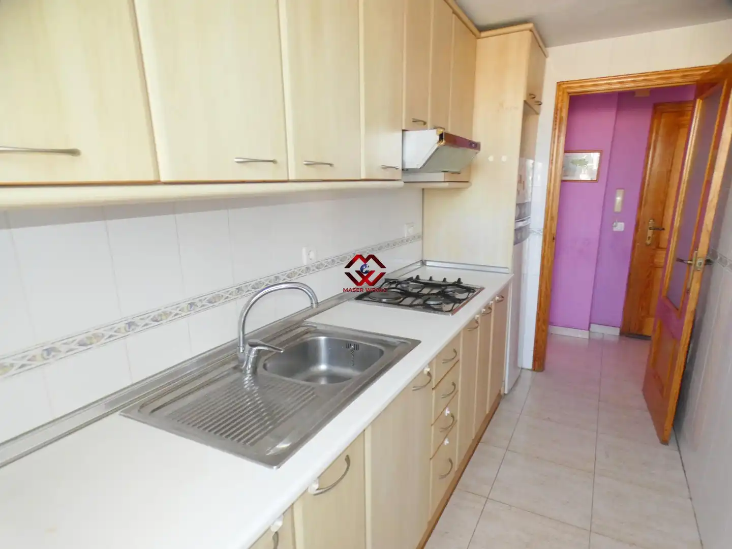 Cocina de Apartamento en venta en Mazarrón con Amueblado y Balcón