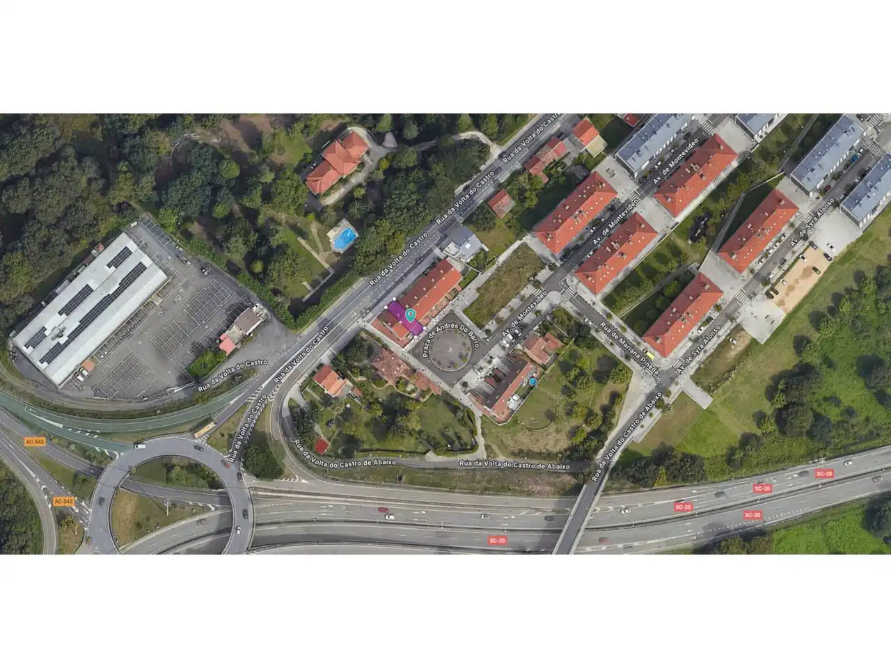 Casa adosada en venta en Calle Volta do Castro, Campus Sur - Santa Marta