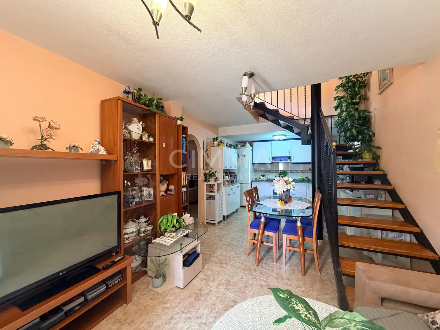 Sala de estar de Casa adosada en venta en La Nucia