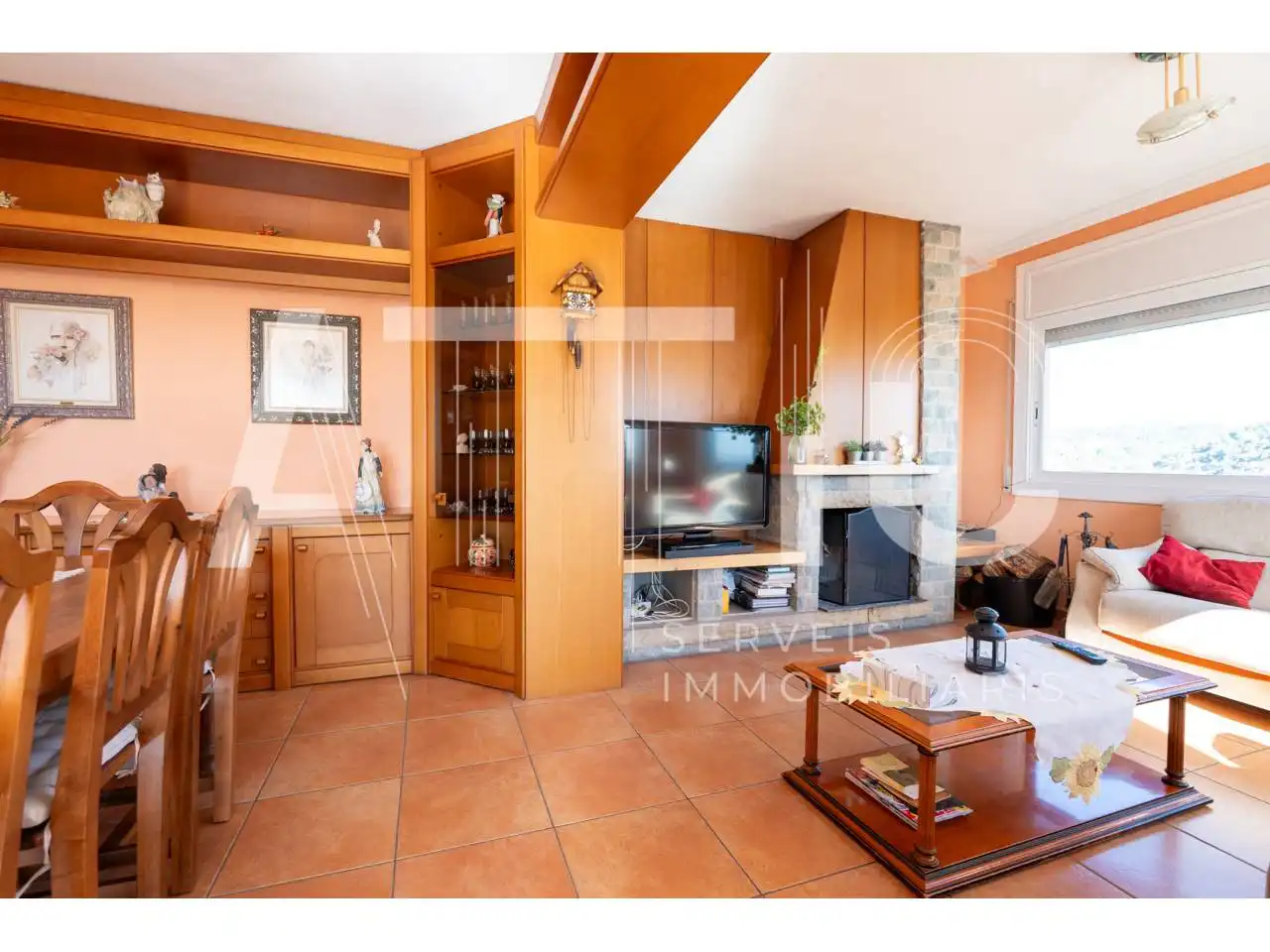 Sala d'estar de Casa o xalet en venda en Castellar del Vallès amb Aire condicionat, Calefacció i Terrassa