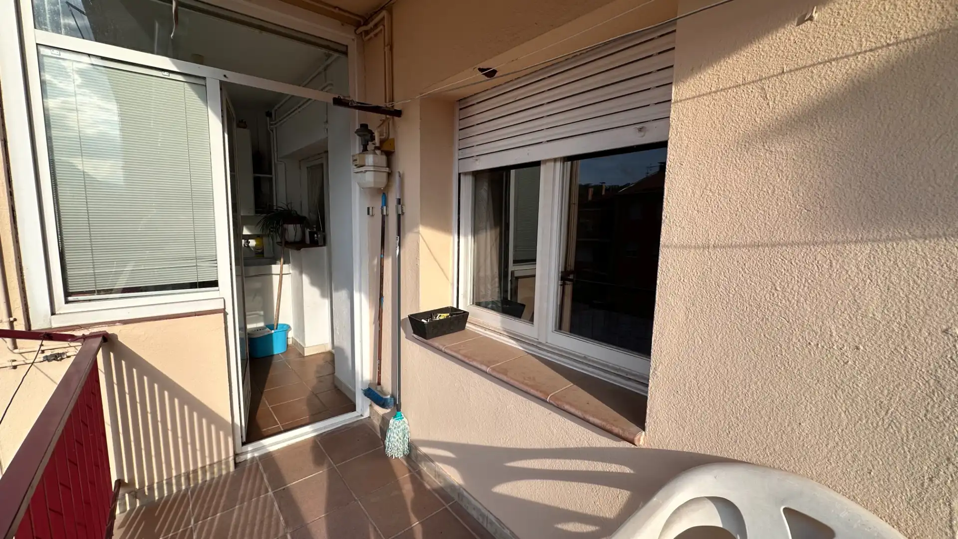 Balcony of Flat for sale in Olot  with Heating, Terrace and Storage room