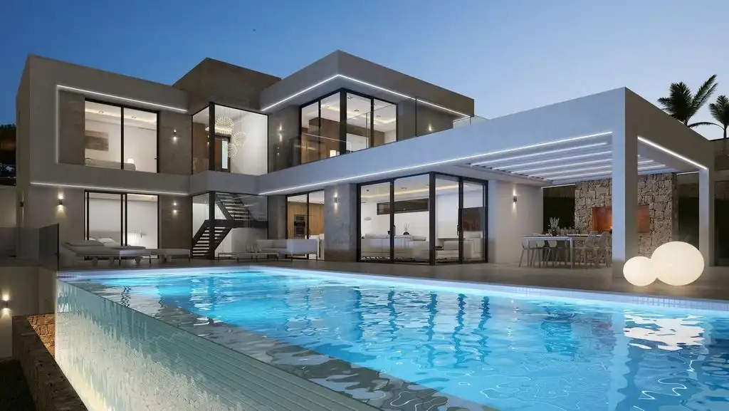Piscina de Casa o chalet en venta en Jávea / Xàbia con Aire acondicionado, Jardín privado y Trastero