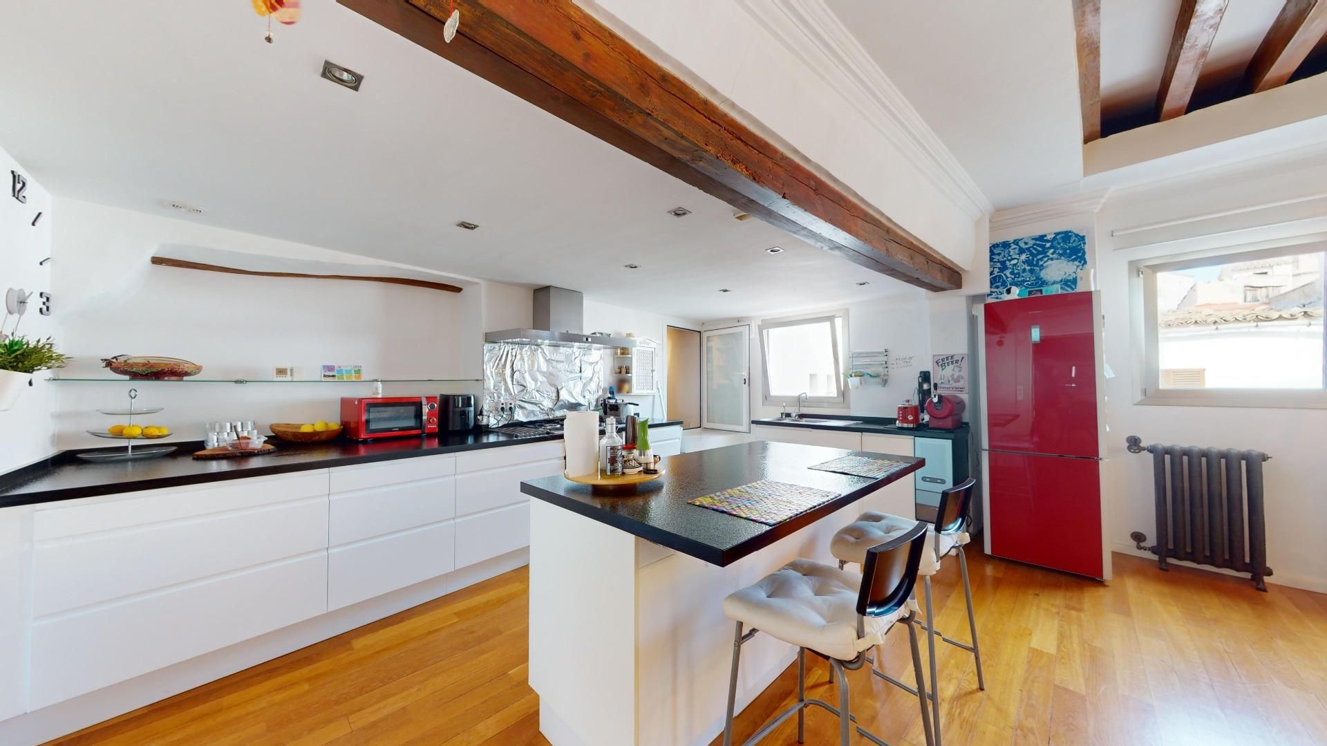 Cuina de Àtic en venda en  Palma de Mallorca amb Aire condicionat, Calefacció i Parquet