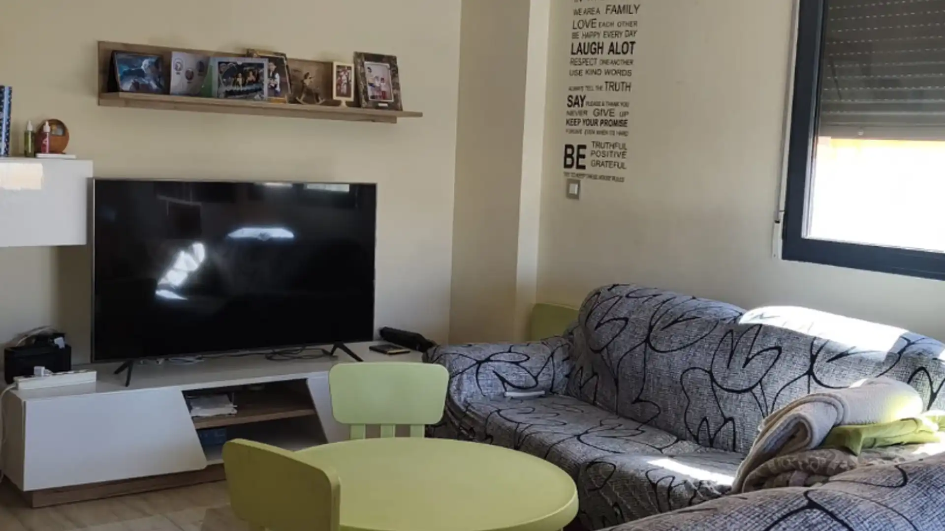 Living room of Single-family semi-detached for sale in  Albacete Capital  with Air Conditioner, Heating and Private garden