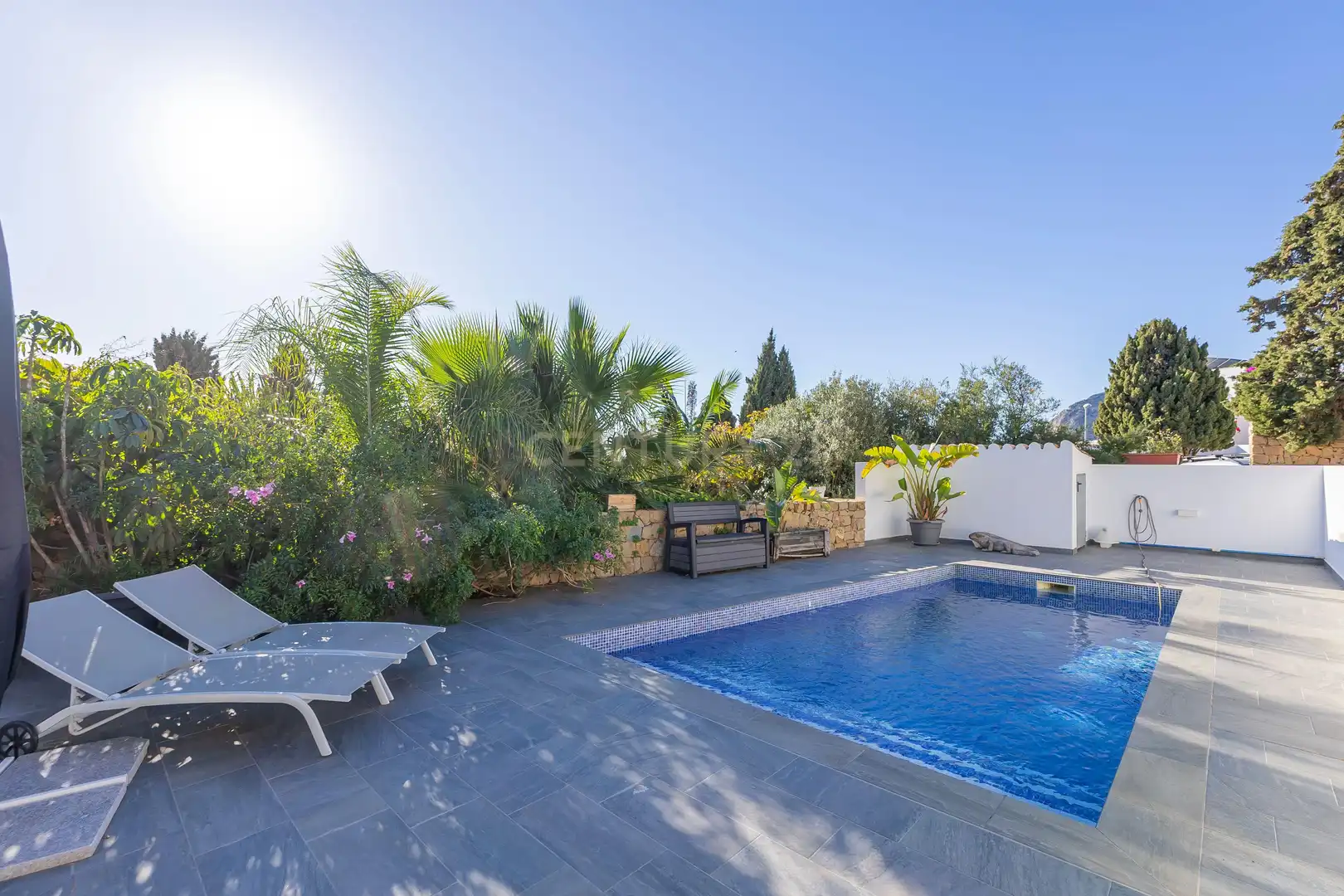 Swimming pool of Houses for sale in Calpe / Calp  with Furnished, Internet and Alarm