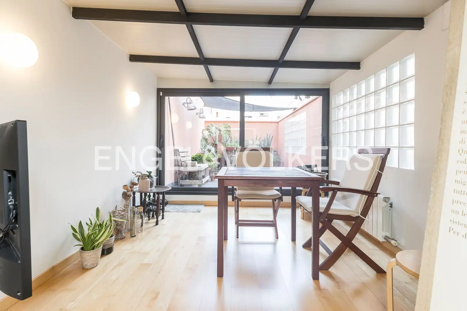 Sala de estar de Loft en venta en Barcelona con Aire acondicionado, Calefacción y Parquet