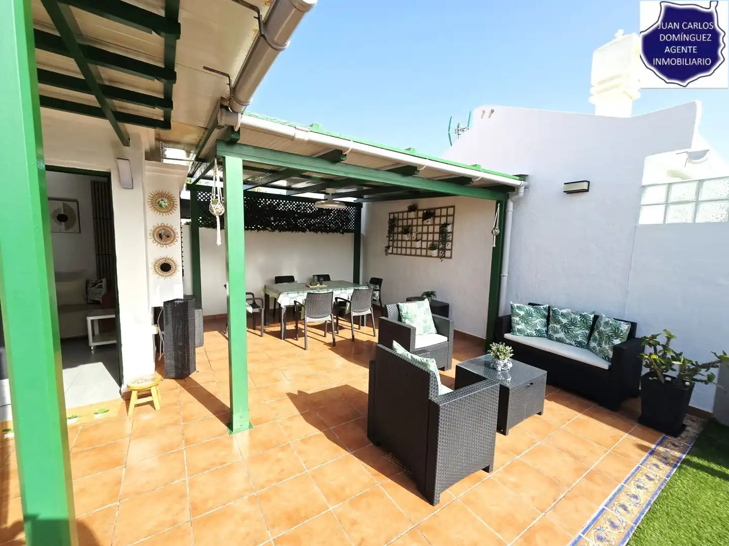 Terraza de Casa o chalet de alquiler en San Bartolomé de Tirajana con Aire acondicionado, Terraza y Amueblado
