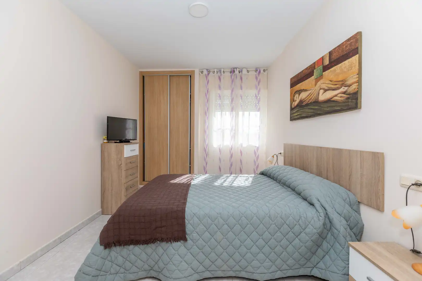Dormitori de Apartament en venda en Sanxenxo amb Calefacció, Terrassa i Moblat